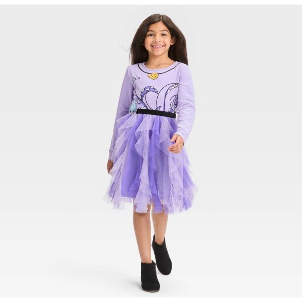 Disney Villains The Little Mermaid Ursula Dress - Purple Girls XL (14)